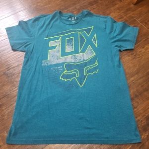 XL fox short sleeve men's tee